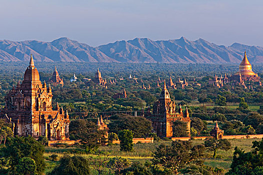 佛塔,蒲甘,缅甸,考古