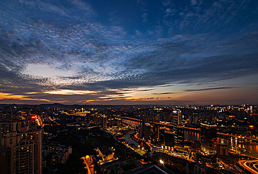 重庆城市风光全景