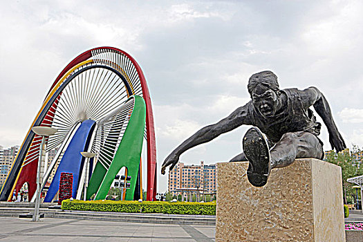 秦皇島體育公園雕塑