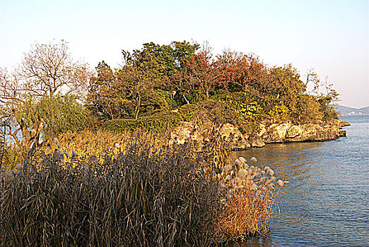 无锡太湖公园太湖仙岛风景