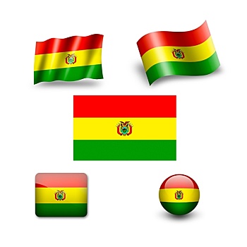 玻利维亚,旗帜,象征