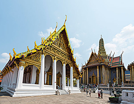 玉佛寺,大皇宫,曼谷,泰国,亚洲