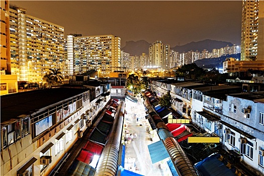 香港,室内市场,建筑