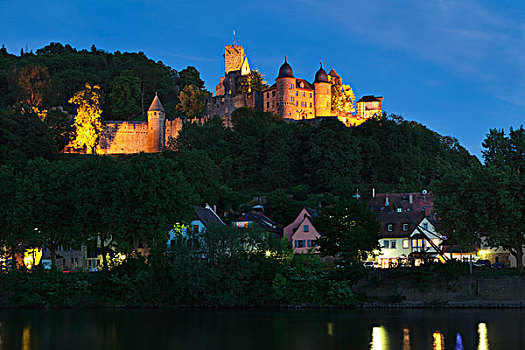 城堡,遗址,巴登符腾堡,德国,欧洲