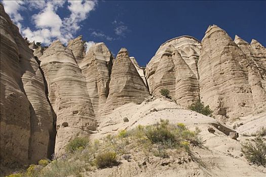 仰视,岩石构造,新墨西哥,美国