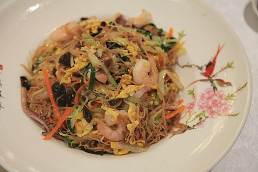 福州传统美食,海鲜炒鲜面