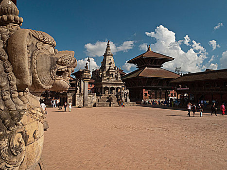 杜巴广场,历史,城镇,巴克塔普尔,加德满都,尼泊尔,南亚