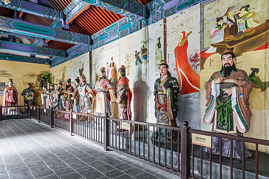 东汉帝王雕塑,中国河南省永城汉兴源景区