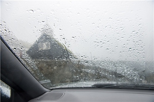 车窗,重,雨