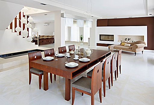 桌面布置,椅子,木头,苍白,地面,躺椅,休闲沙发,区域,优雅,室内