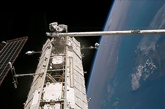 宇航員,工作,衛星,太空,空間探索
