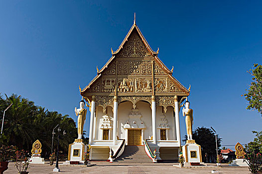 庙宇,万象,老挝,印度支那,亚洲