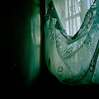 暗色,生活方式,房间,室内,亮光,窗户,优雅,亚麻布,帘,花,设计,阿塞拜疆,八月,2009年