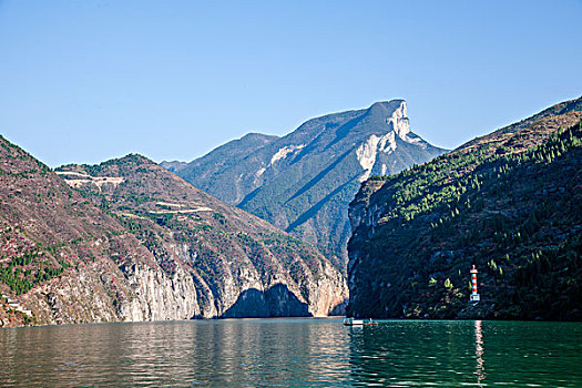 长江三峡瞿塘峡峡谷