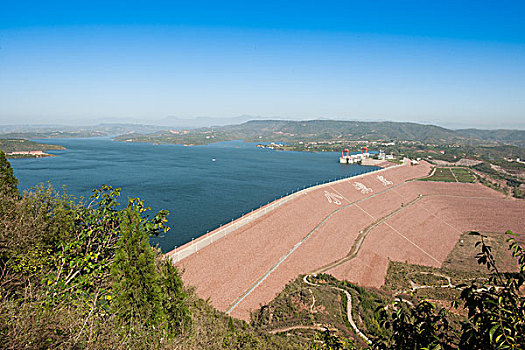 黄河小浪底水库大坝