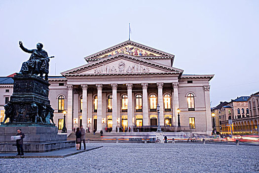 国家,剧院,慕尼黑,巴伐利亚,歌剧院,德国,欧洲