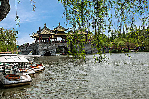 杨州瘦西湖五亭桥