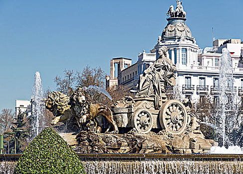 西贝里斯广场喷泉,马德里