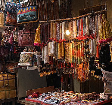商品,出售,街边市场,北阿坎德邦,印度