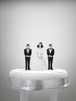婚礼,小雕像,婚礼蛋糕