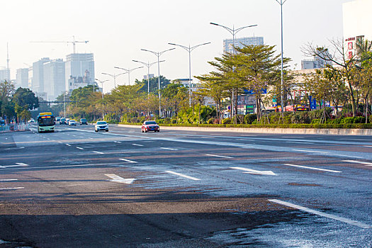 空旷,马路