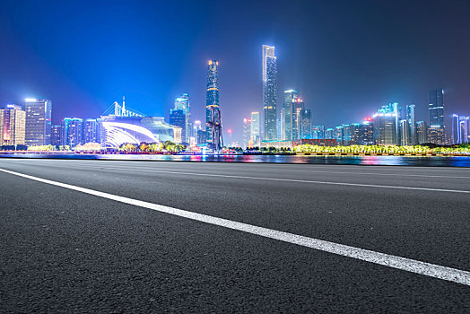 到陆地面天际线和建筑景观