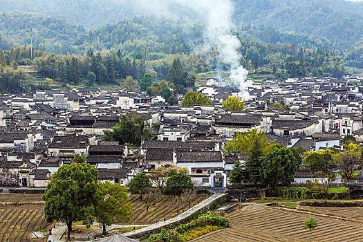 中国安徽省黄山市黟县西递古村落