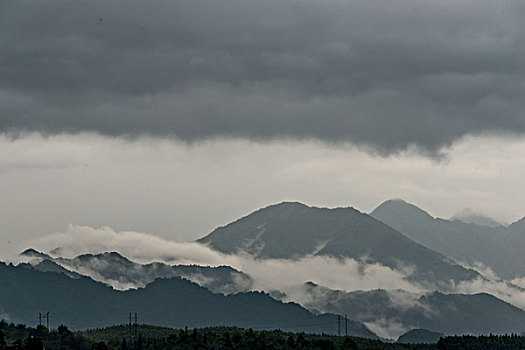 云,山,云雾,太阳,美景,雨后天晴,风光