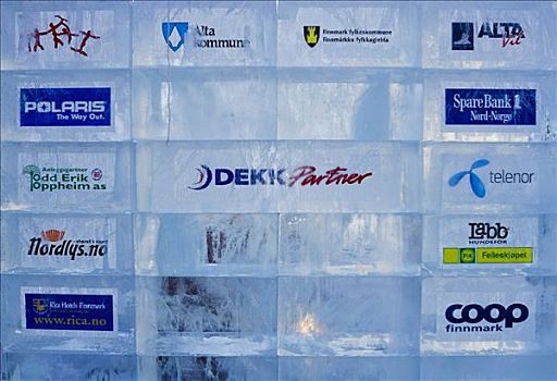 广告,冰块,起跑线,狗拉雪橇,比赛,挪威,斯堪的纳维亚