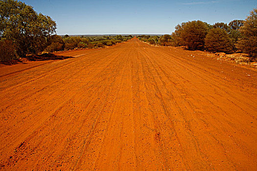 泥土,道路,澳大利亚,内陆地区