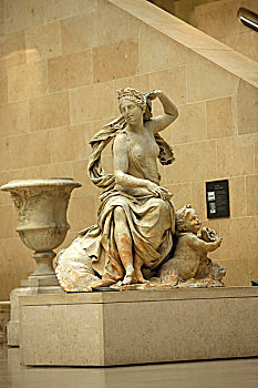卢浮宫,雕塑,雕像