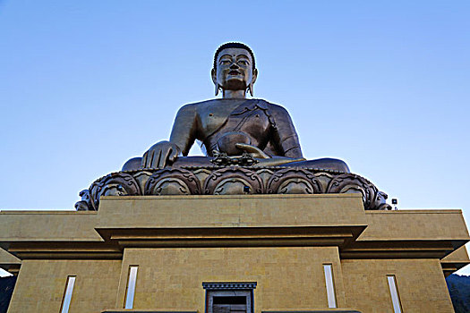 佛像,廷布,不丹,亚洲