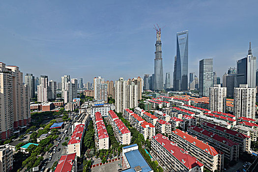 上海中心与环球金融中心