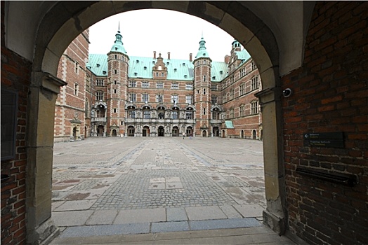 风景,丹麦,宫殿
