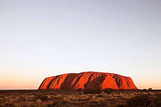 艾尔斯岩,偏僻地带,北领地州,澳大利亚