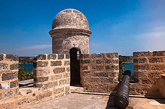 要塞,西恩富戈斯,省,古巴,西印度群岛,加勒比