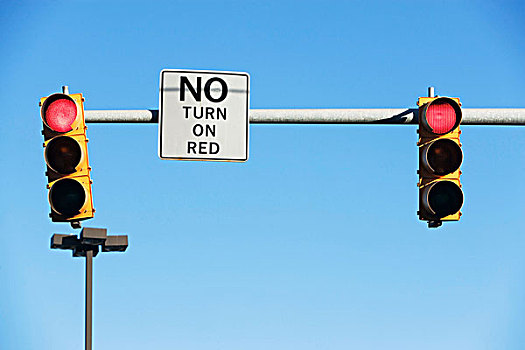 转,标识,红色,红绿灯
