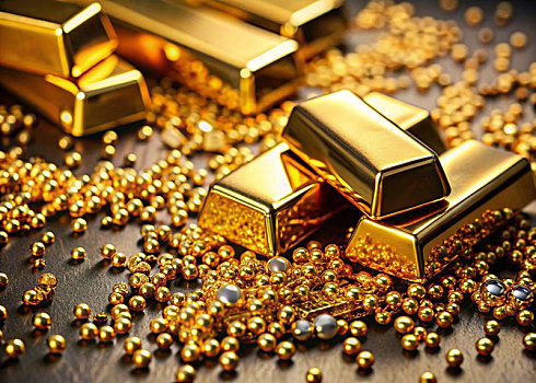 财富,金融,黄金,金色,金子,金条,金砖