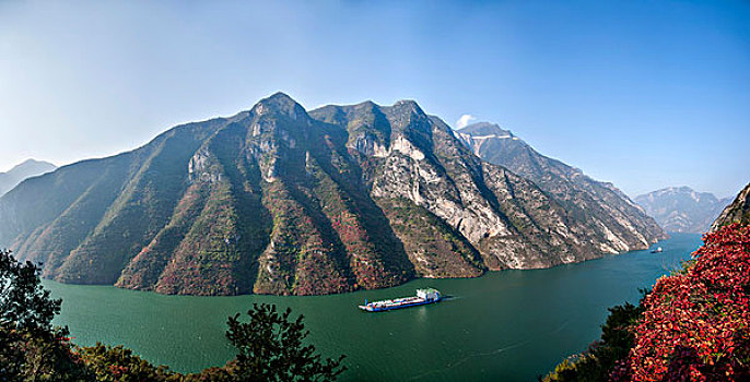 长江三峡巫峡峡谷