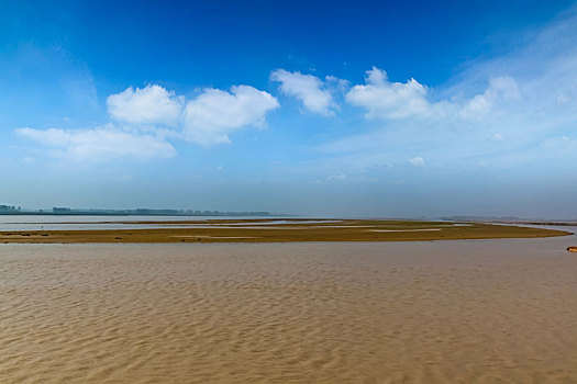 河南省濮阳市黄河外滩自然景观