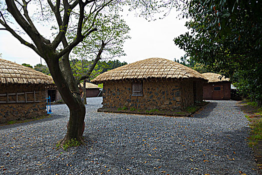 韩国济州岛城邑民俗村