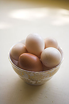 柴鸡蛋,磁碗