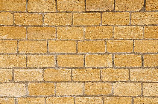 砖墙,亮光,淡黄色,石头