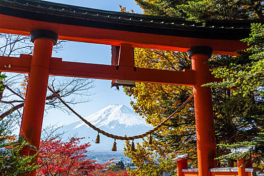 富士山,日本寺庙
