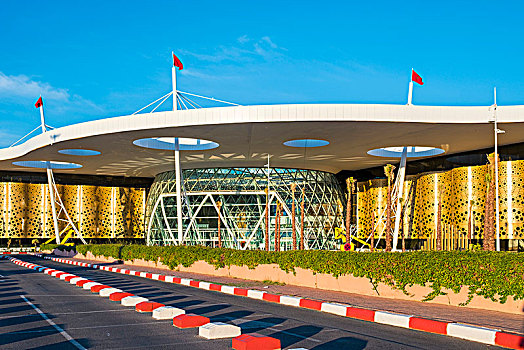航站楼,建筑,马拉喀什,机场,摩洛哥,非洲