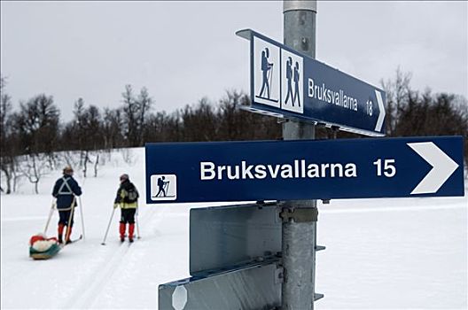 长途,滑雪,瑞典