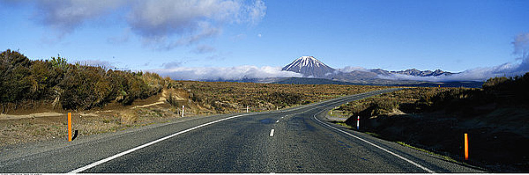 公路,攀升,东加里罗国家公园,新西兰