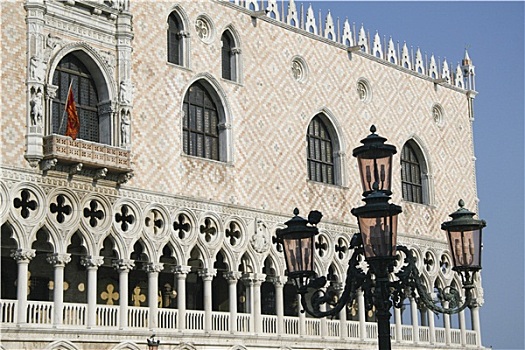 威尼斯,圣马可广场,宫殿,特写