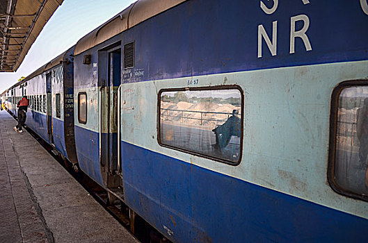 列车,旅途,拉贾斯坦邦,印度,户外