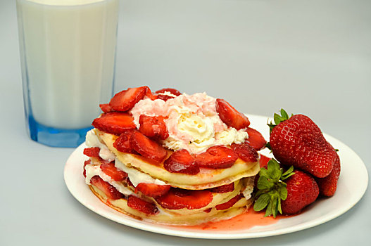 草莓,早餐